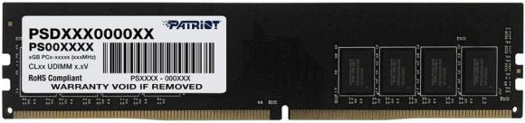 Immagine prodotto Patriot RAM D4 2666 16GB C19 Signature (1 x 16GB, 2666 MHz, DDR4-RAM, DIMM)