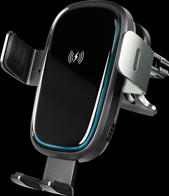 Image du produit LogiLink Support de chargement sans fil pour smartphone dans l'aération du véhicule