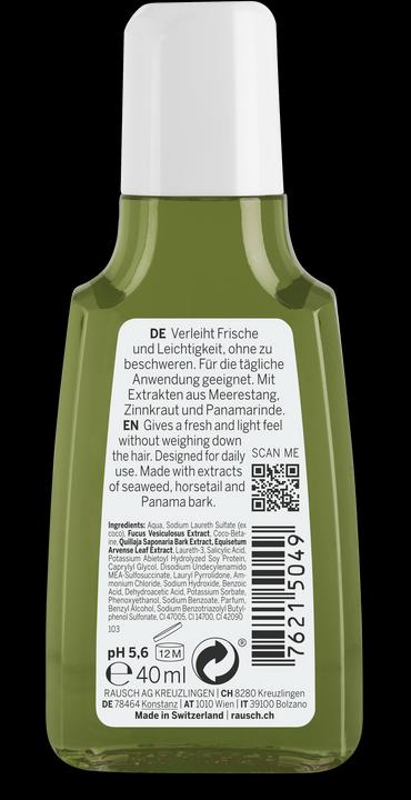 Produktbild Rausch Anti-Fett-Shampoo mit Meerestang (40 ml, Flüssiges Shampoo)
