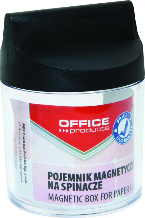 Image du produit NoName Boîte magnétique pour agrafes, ronde, sans agrafes, transparente