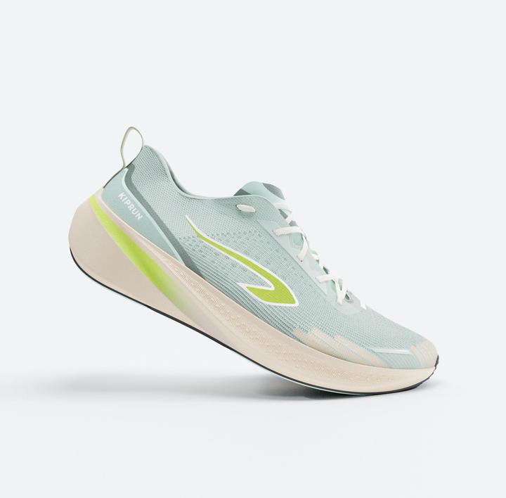 Actual product image Kiprun Laufschuhe Damen - Cushion 500 grün (37)