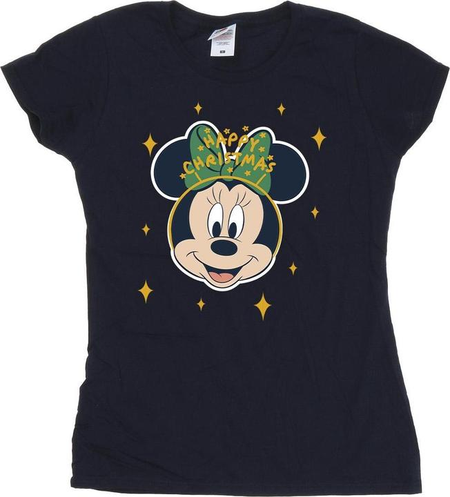 Immagine prodotto Disney Minnie Mouse Happy Christmas Maglietta Donna (L)