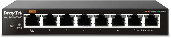 Actual product image Draytek Switch VigorSwitch G1080 8 Port (8 Ports)