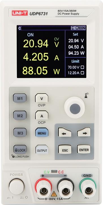Actual product image Uni-T Labornetzteil, UDP6731, 1 Kanal, programmierbar, 360 W
