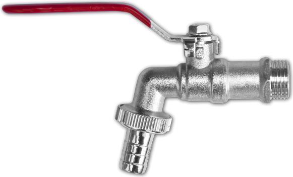Actual product image Bradas GKK031213 Profi Geka outlet valve brass - PN 10 1/2 inch outlet valve, ball valve water tap