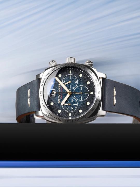 Actual product image Spinnaker SP-5068-03 Hull Chronograph 42mm 10ATM (Chronograph, 42 mm)