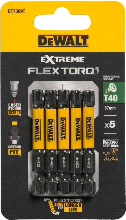 Produktbild DeWalt SchrauberBit (T40)