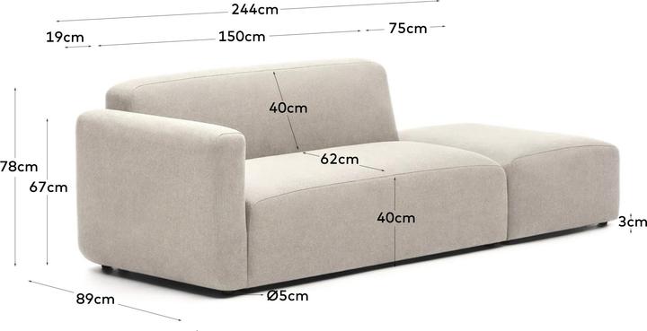 Immagine prodotto Kave Home Neom (2 posti)