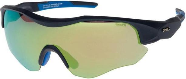 Produktbild Sinner Gear Sünder dreifach Sonnenbrille - Dunkelblau - Fahrradobjektiv (Dunkelblau)