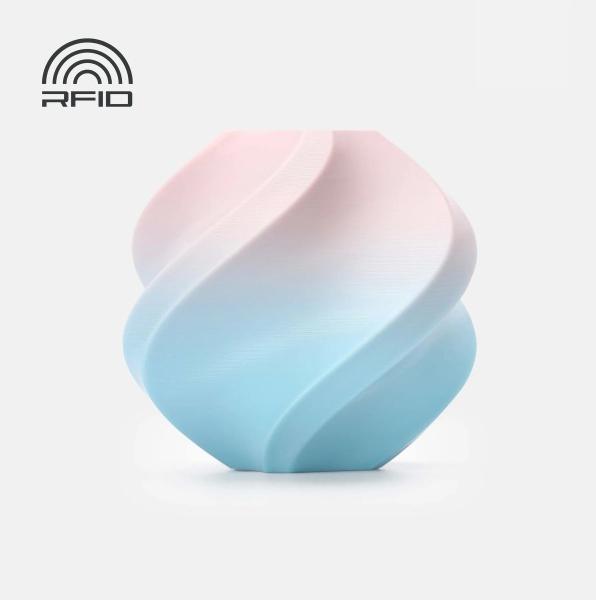 Produktbild Bambu Lab Filament PLA Gradient Cotton Candy Cloud 1kg (PLA, 1.75 mm, 1000 g, Mehrfarbig)