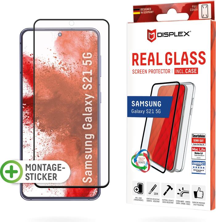 Produktbild Displex Real Glass, Full Cover Panzerglas (1 Stück)
