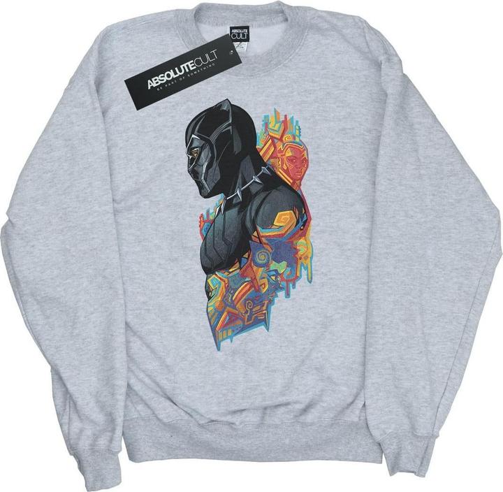 Actual product image Boys Black Panther Profile Sweatshirt (152, 158)