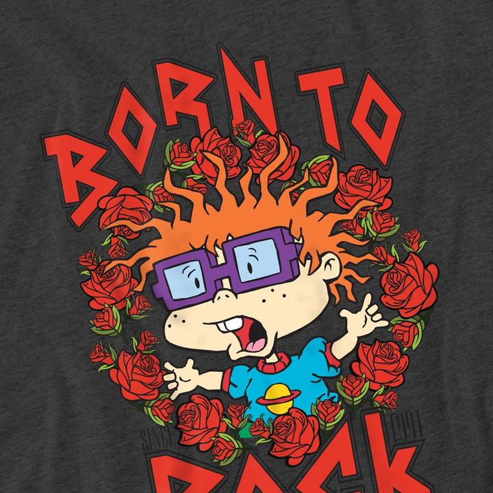 Actual product image Rugrats Unisex Adult Chucky Was Born To Rock T-Shirt (3XL)
