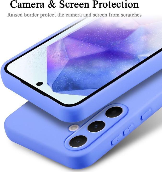 Immagine prodotto Cadorabo Custodia per Samsung Galaxy A55 in TPU con design in silicone per la protezione dai liquidi (Samsung Galaxy A55)
