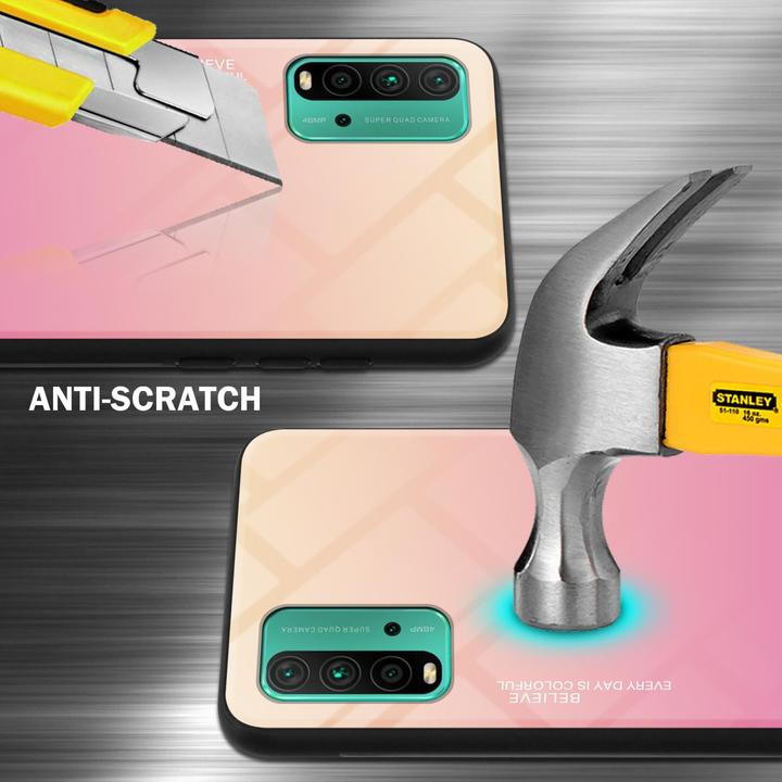 Produktbild Cadorabo TPU 2 Farben Glas Hülle (Xiaomi Redmi 9T, Xiaomi Poco M3)