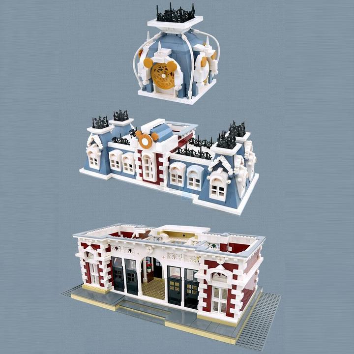 Actual product image Mould King MKingLand: The Station of The Creamland