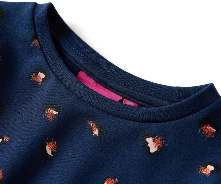 Immagine prodotto VidaXL Abito da bambino con maniche lunghe blu navy 92,Materiale: 95 (92)