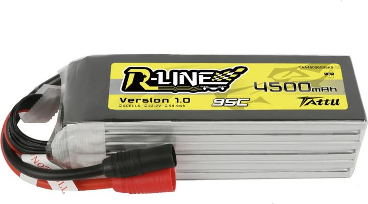 Image du produit Gens Ace LiPo Pack Tattu 4500mAh 22,2V 95C 6S1P(XT90) (22.20 V, 4500 mAh)