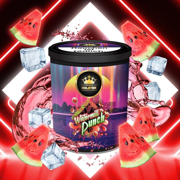Image du produit Holster Tabac à chicha - Watermill Punch 200g (Pastèque, 200 g)