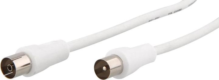 Actual product image T'nB CÂBLE ANTENNA COAXIAL 1,5M M/F (BLANC) (Antenna cable)
