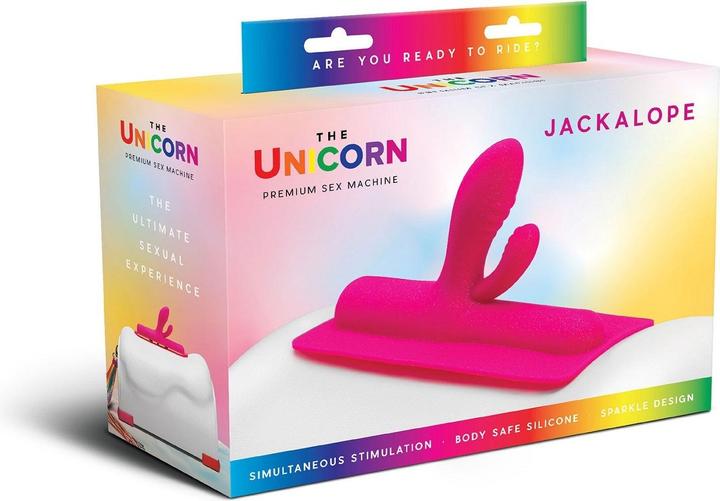Actual product image Pipedream Unicorn Silicone Attachment Jackalope