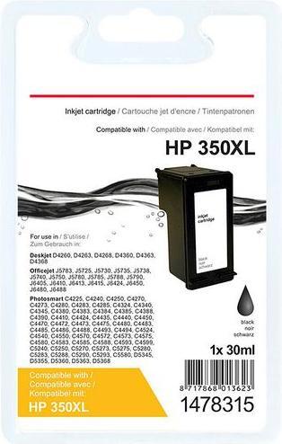 Image du produit Office Depot Cartouche d'encre Compatible HP 350XL CB336EE Noir (CF)