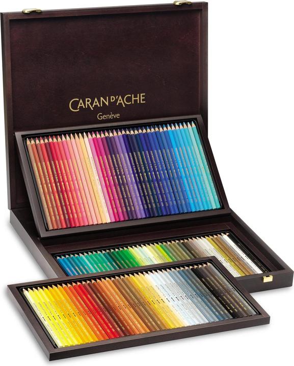 Caran d'Ache Supracolor Aquarelle Holzkoffer (Multicoloured, 120 x)