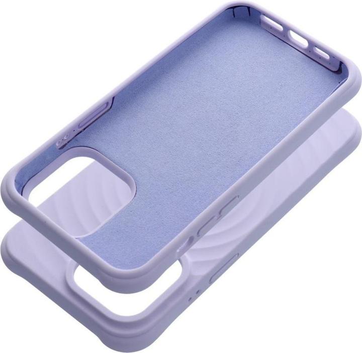 Actual product image OEM Back panel cover Silicone Zephyr Mag Cover compatible with MagSafe do IPHONE 13 lilac (Apple iPhone 13)
