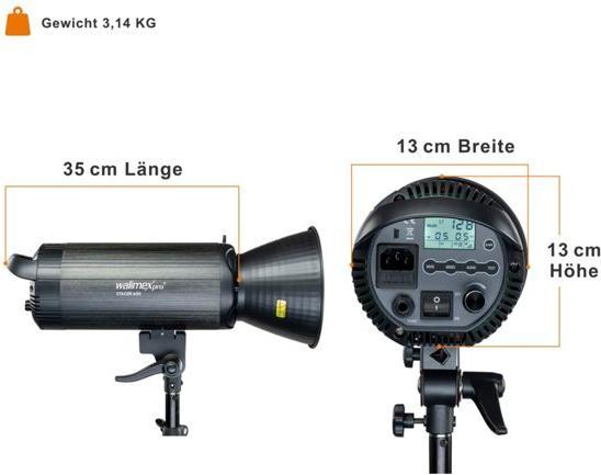 Produktbild Walimex pro Stager 600 HSS Studioblitz (600 W, Blitzkopf)