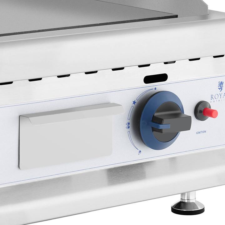 Produktbild Royal Catering Gasgrill Edelstahl Gasbräter 35 x 40 cm glatt 3.100 W Propan/Butan (0.00 kW)