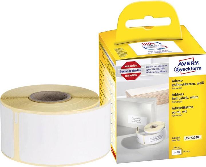 Produktbild Avery Rollenetiketten