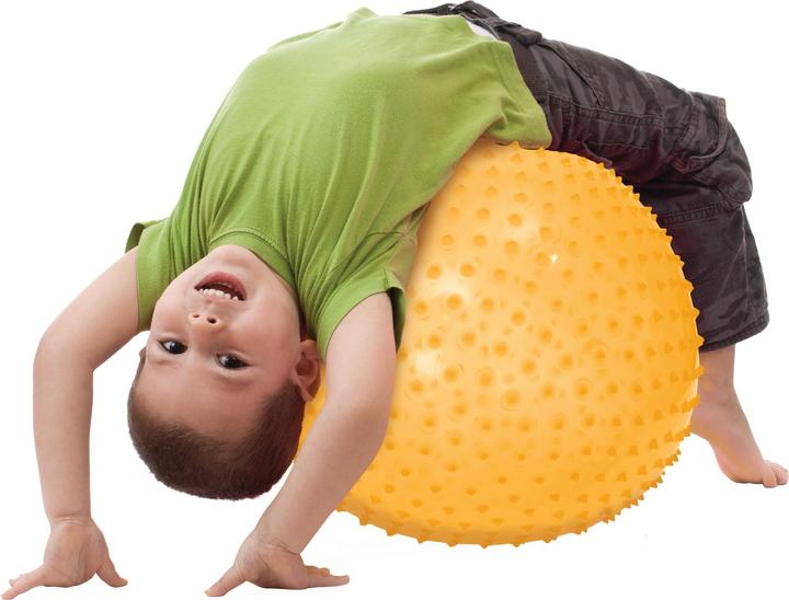 Actual product image LUDI Motor Development Ball Gymnastics and Yoga Ball for Children - Massage Texture with soft pins -