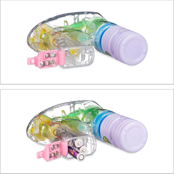 Actual product image Relaxdays LED Bubble Gun