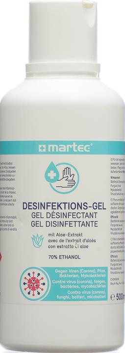 Immagine prodotto Martec Gel disinfettante (500 ml)