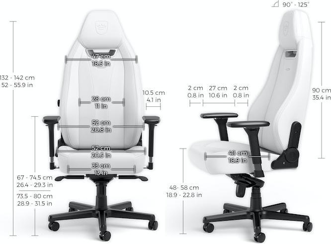 Actual product image noblechairs LEGEND - White Edition