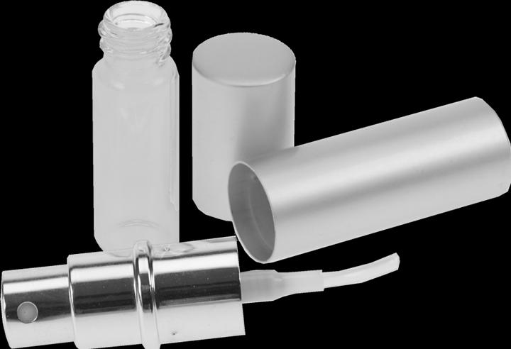 Actual product image Pocket sprayer, aluminium, silver-coloured, for 5 ml, height 8 cm (5 ml)