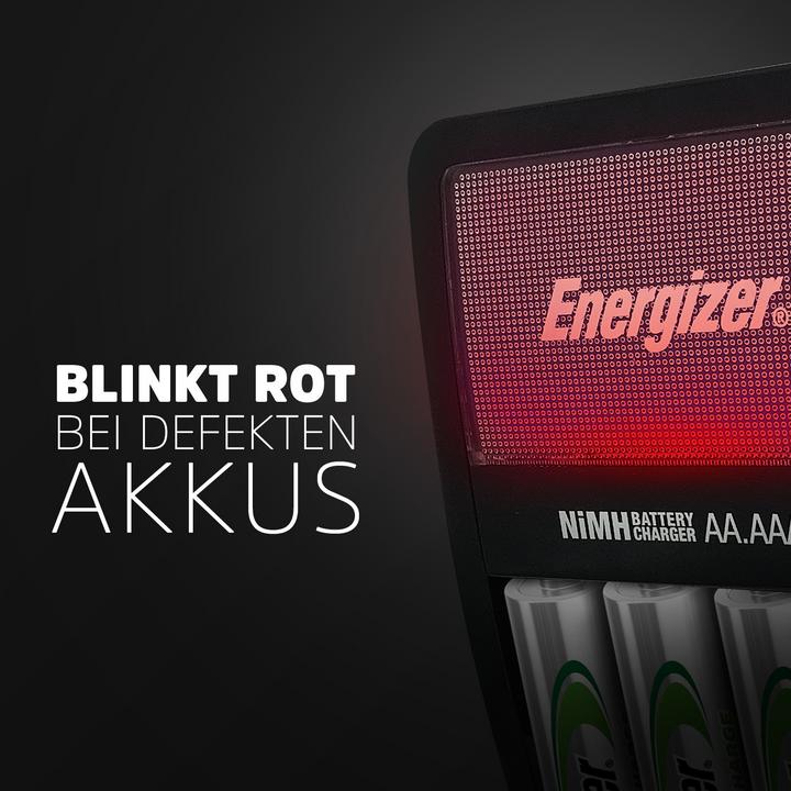 Immagine prodotto Energizer Ricarica Maxi (4 pz., AA, 2000 mAh, Batteria + Caricabatterie)