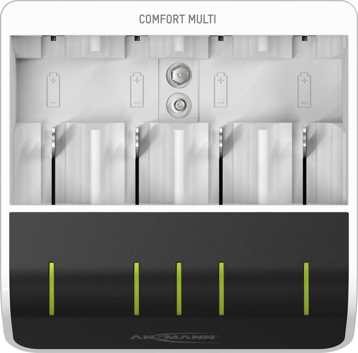 Actual product image Ansmann Comfort Multi Charger (1 pcs., AA, HR03, 800 mAh, Chargers without battery)