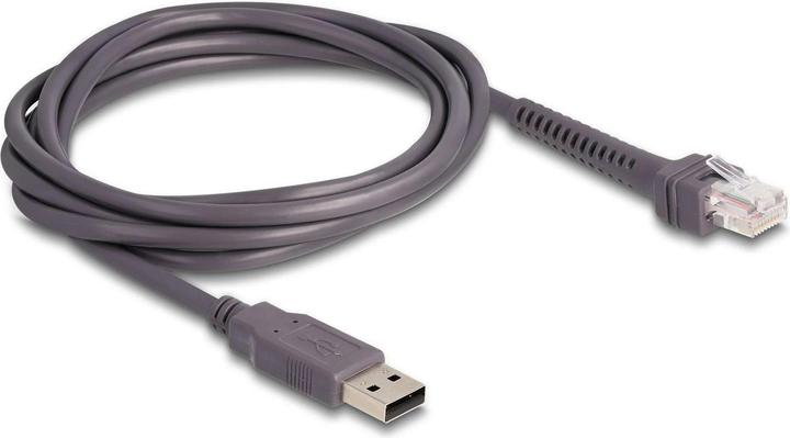 Immagine prodotto Delock Lettore di codici a barre USB 1D con cavo di collegamento e supporto (Codici a barre 1D)