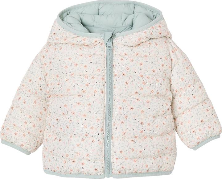 Vertbaudet Wendbare Baby Light-Steppjacke mit Recycling-Polyester