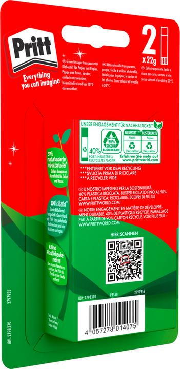Actual product image Pritt Glue stick 2x22g Everything upside down 2