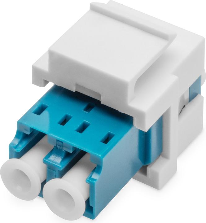 Actual product image Digitus Fiber optic LC/LC duplex coupler, Singlemode, Keystone module (Keystone module)