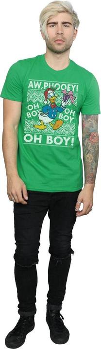 Immagine prodotto Disney Donald Duck Christmas Fair Isle Maglietta Uomo (XL)