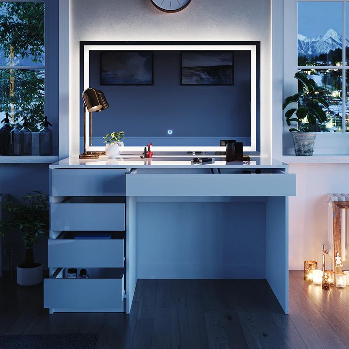 Actual product image Vicco Sherry with lighting (120 x 55 x 75 cm)