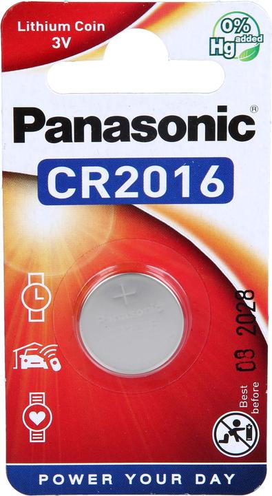 Produktbild Panasonic Lithium Power CR2016 (1 Stk., CR2016, 90 mAh)