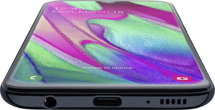 Productafbeelding Samsung Galaxy A40 EE Ondernemingseditie (64 GB, Black, 5.90", Dubbele SIM, 16 Mpx, 4G)