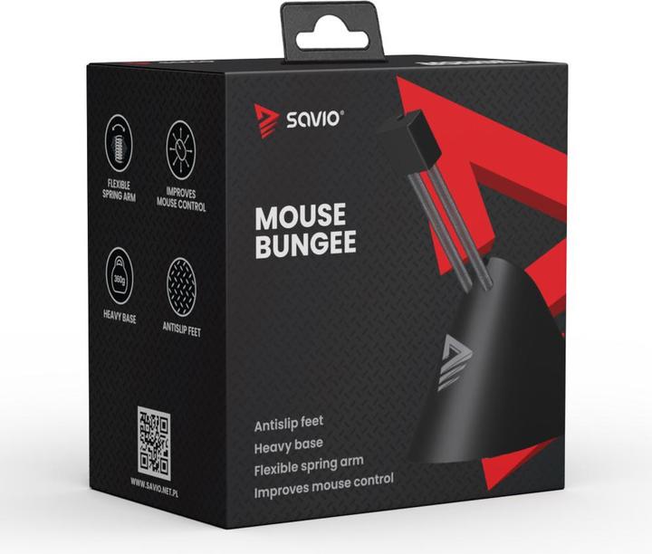 Immagine prodotto Savio Supporto per cavo del mouse Bungee Stabile braccio flessibile antiscivolo MB-01