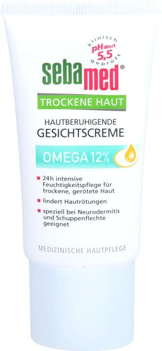 Sebamed Trockene Haut Omega 12% Gesichtscreme, 50 ml CRE (50 ml, 24h Creme)