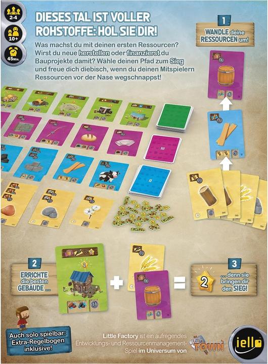 Image du produit Iello 518522 - Little Factory, jeu de cartes, 2-4 joueurs, à partir de 10 ans (édition allemande) (Allemand)