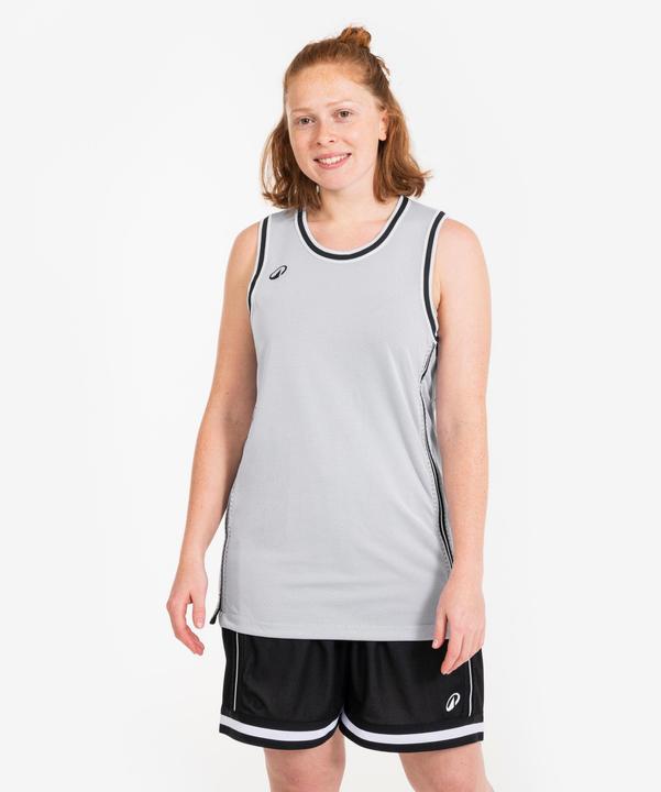 Produktbild Kipsta Damen/Herren Basketball Trikot wendbar leicht - SHR 500 schwarz-weiss (M)